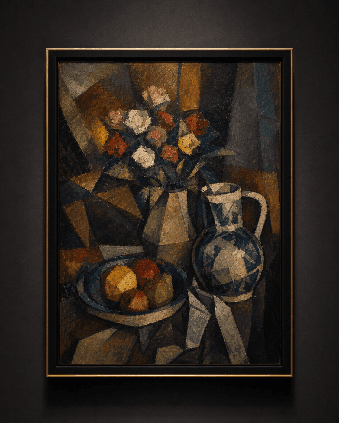 Still Life with Anemones and Blue Bowl by Lucien Armand Moreau